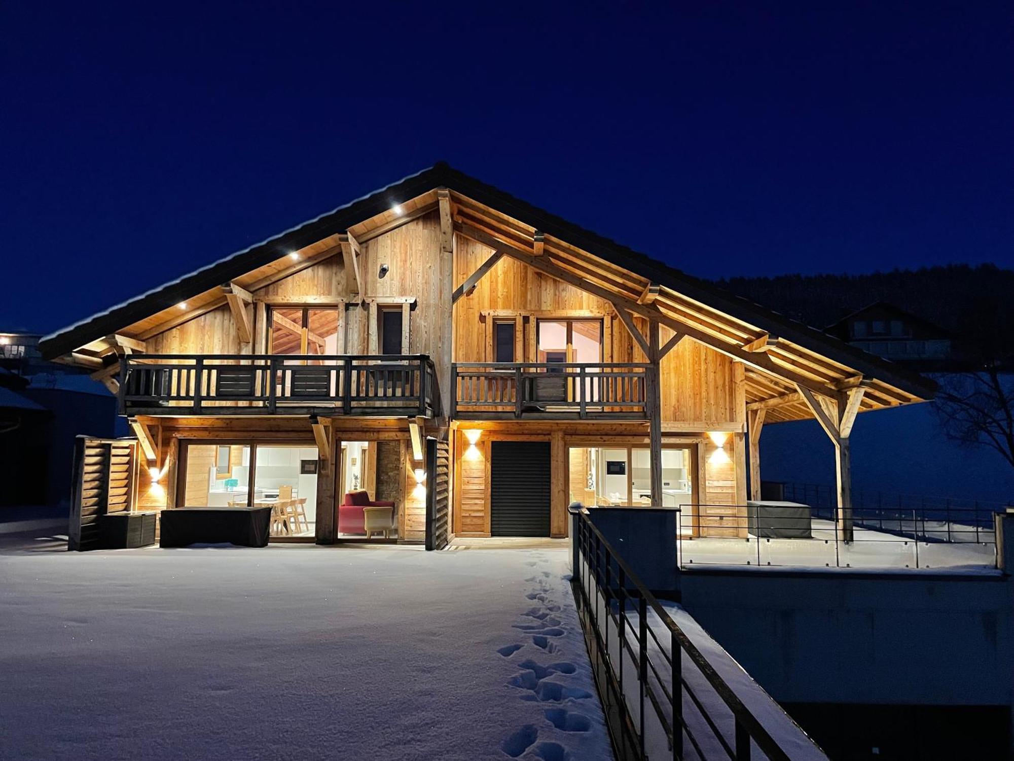 Chalets Coeur Du Lac Malbuisson Dış mekan fotoğraf